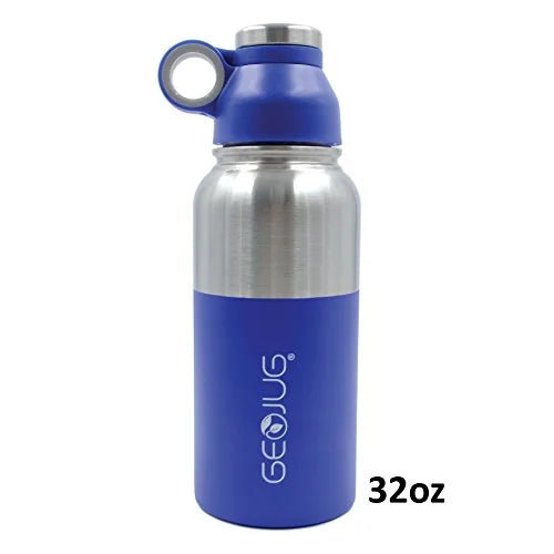 Black 32 oz Stainless Steel Vacuum Insulated Water Bottle C90616