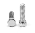 3/4x22-10 x 2x22 (FT) Coarse Thread Hex Tap Bolt Low Carbon Steel Zinc Plated N316