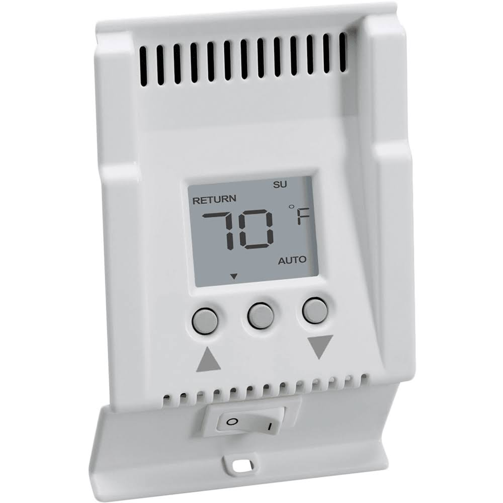 White Baseboard Thermostat L119
