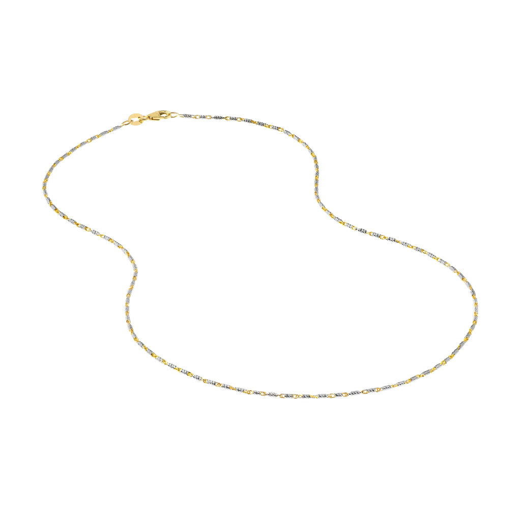 18" 1.20mm Diamond Cut Chain Necklace D56415