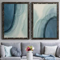 Black Framed Canvas Print A822