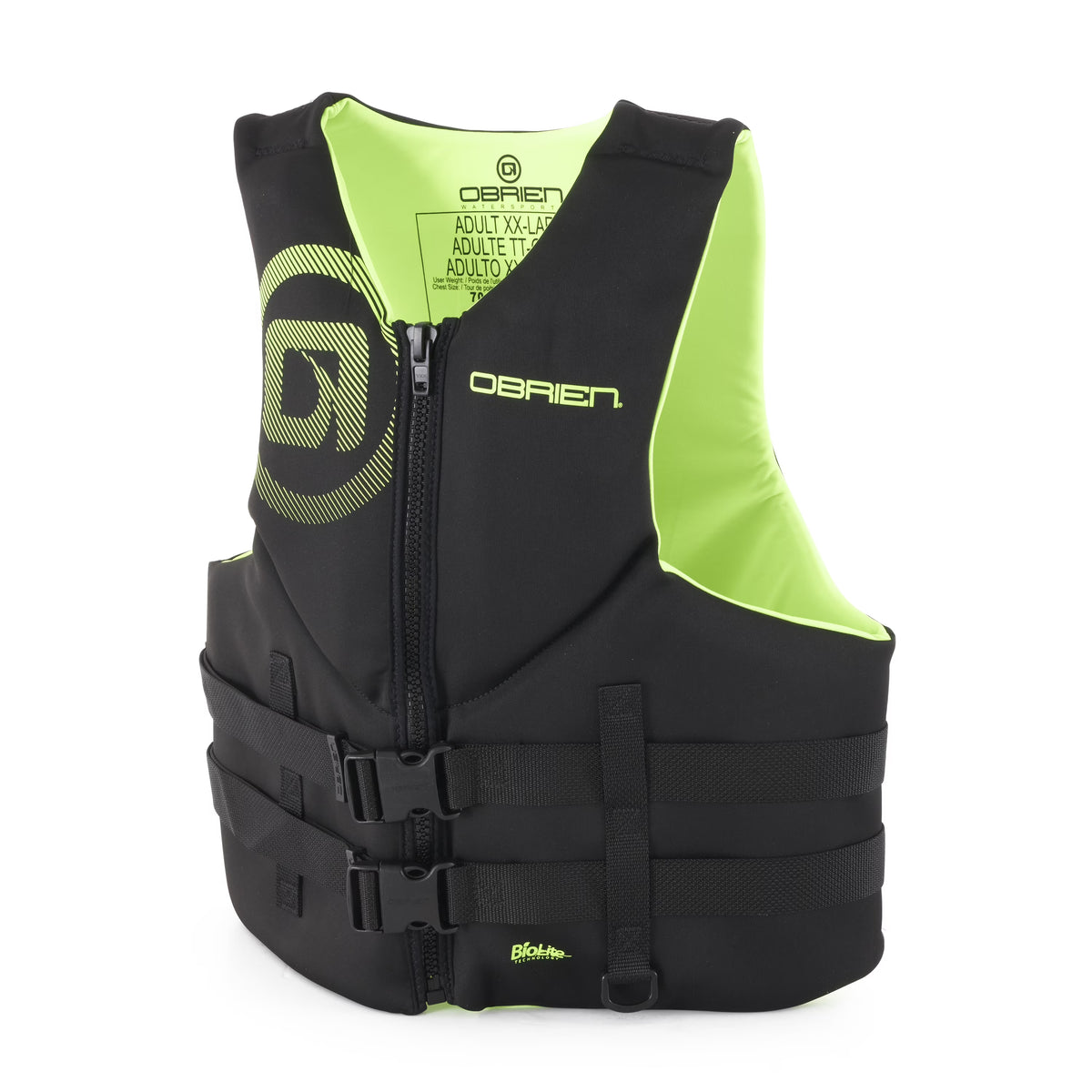 Yellow Front Zip Life Jacket S3140