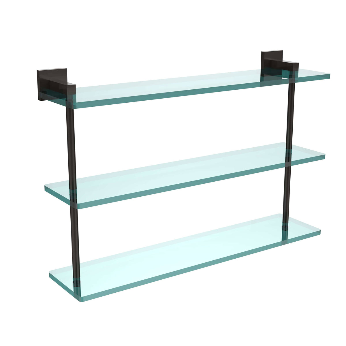 Triple Tiered Glass Shelf, Oil Rubbed Bronze L73837