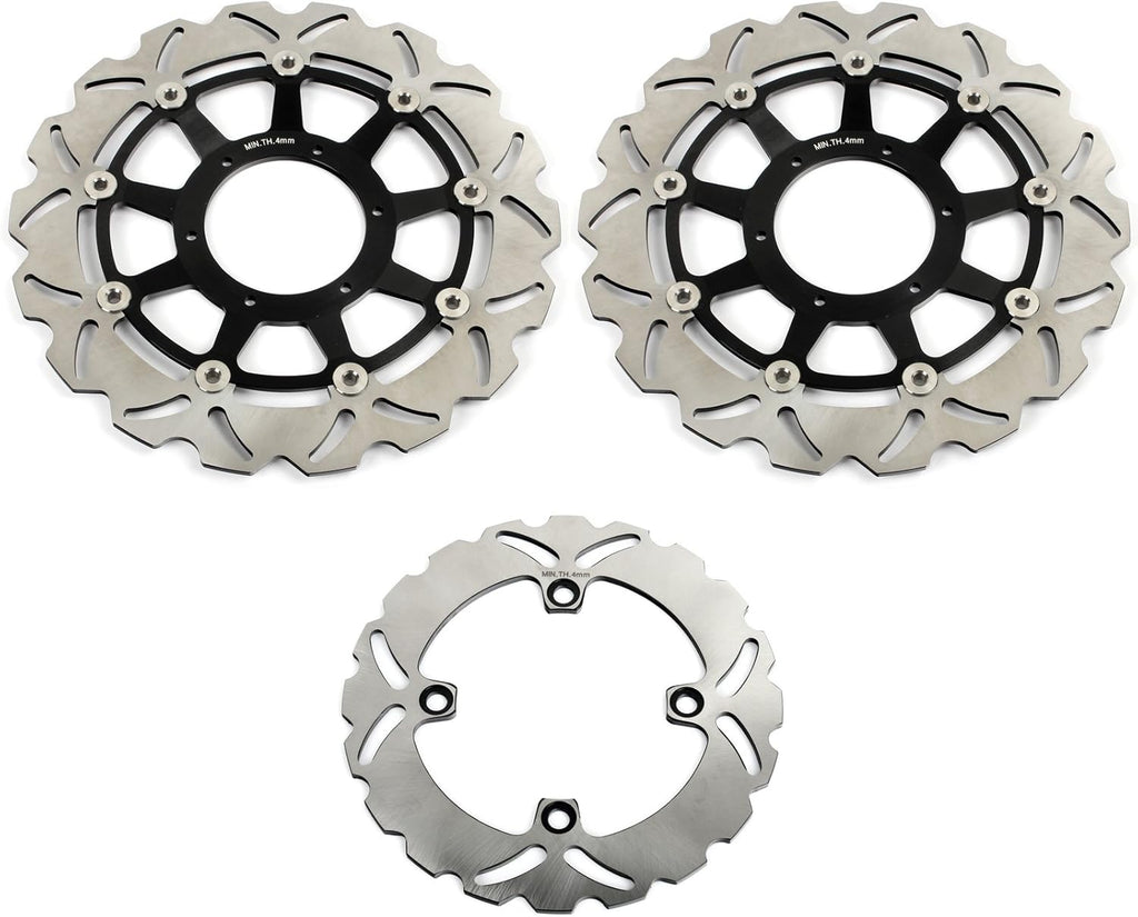 Front Rear Brake Discs Rotors + Brake Pads for CBR1000RR 2006 2007 W65680