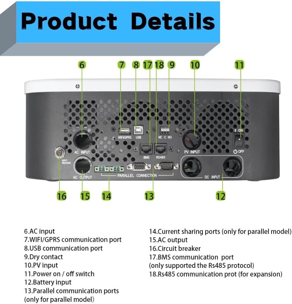 3000W 48V Pure Sine Wave Solar Inverter W7731