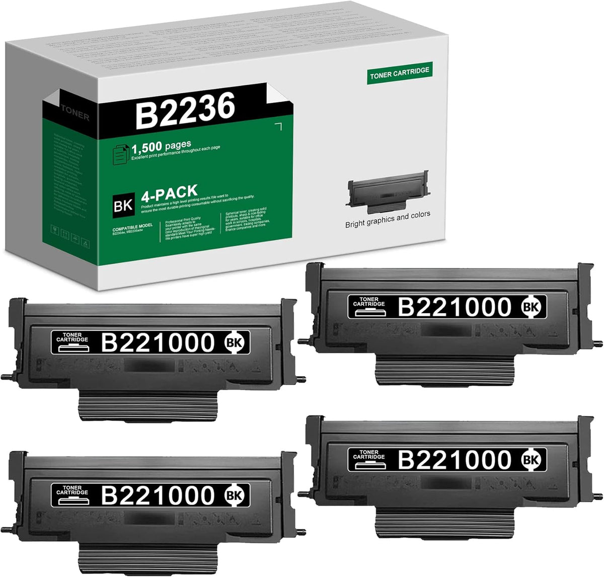 Black Toner Cartridge 4 Pack Q532337