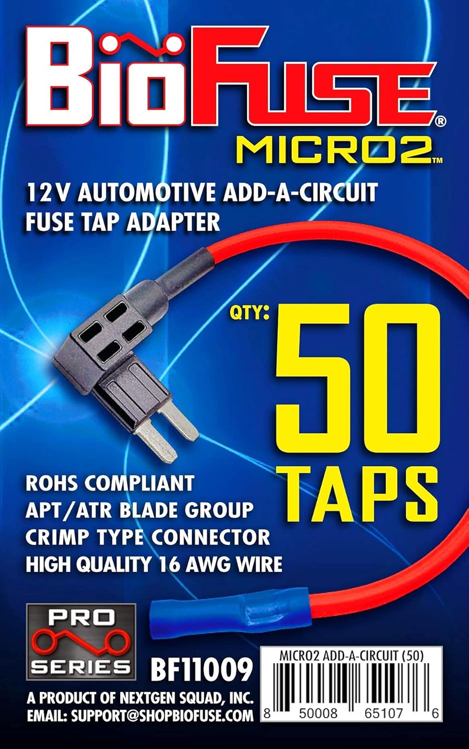 12V Micro2 50 Piece Car Fuse Tap and Holders K19775