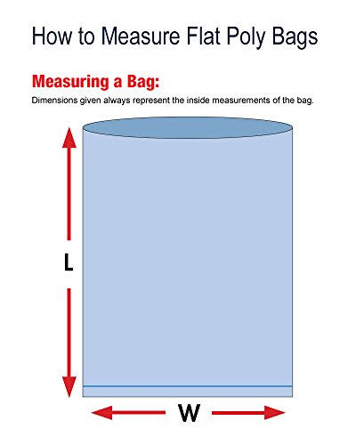 Clear 3 Mil Poly Bags 1000/Case R49352