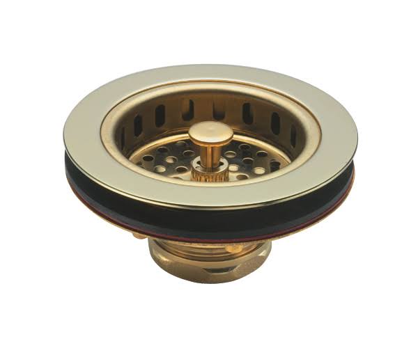 Heavy Duty Post Type Basket Strainer - Black Nickel D95544