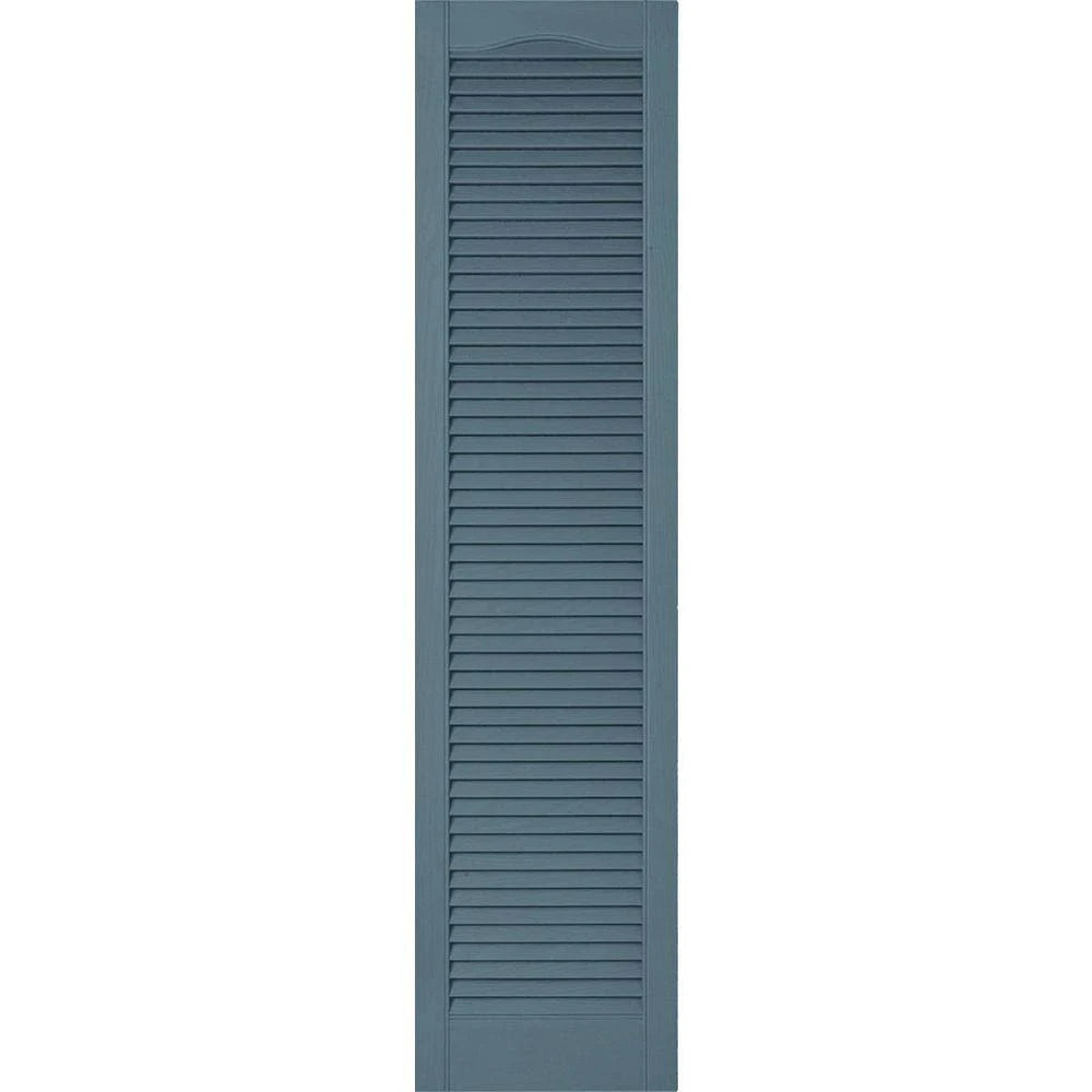 14 1/2 inchw x 93 inchh Vinyl Louver Shutters Per Pair X69421