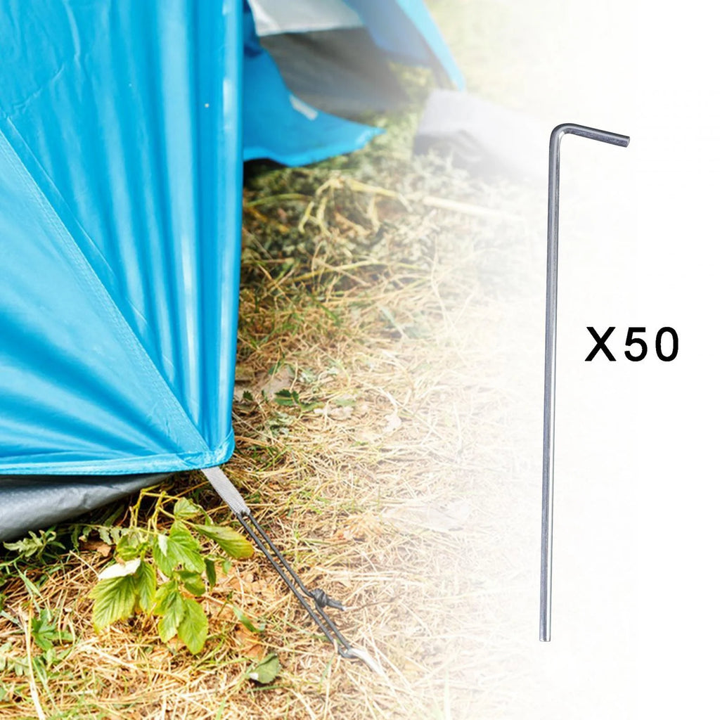 50 Pieces Aluminum Alloy Tent Stakes P796905