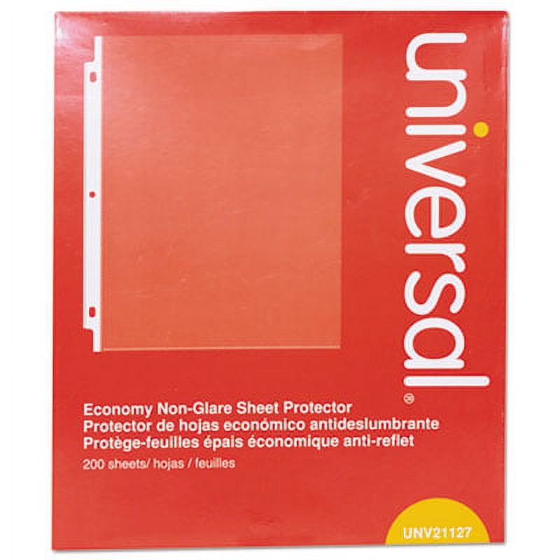 Letter Poly Sheet Protectors, 200/Box Z38117