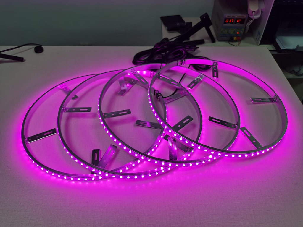 4PCS 15.5” Waterproof LED Wheel Light Kit with App Control J869