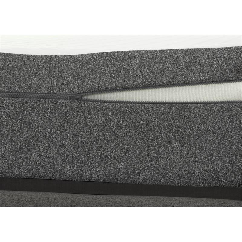 Firm Gel Infused Twin Long Memory Foam Mattress in White K579