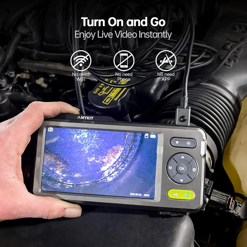 1080P Waterproof Borescope Inspection Camera with 5 Inch Screen Z67835