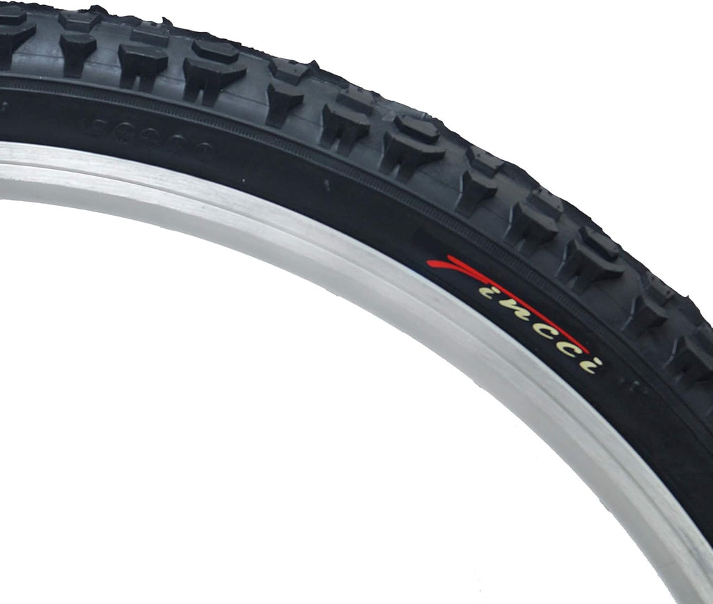 Pair of 2 Foldable 26 x 1.95 Inch 60 TPI Tires for MTB Mountain Hybrid Bike Bicycle L73203
