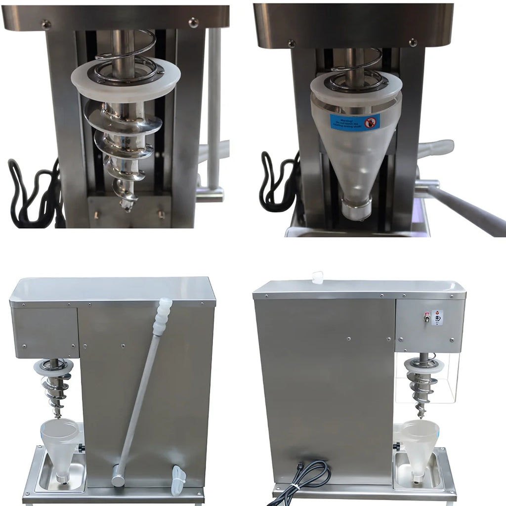 Electric Fruit Ice Cream Mixer Machine Frozen Yogurt Milkshake T6009