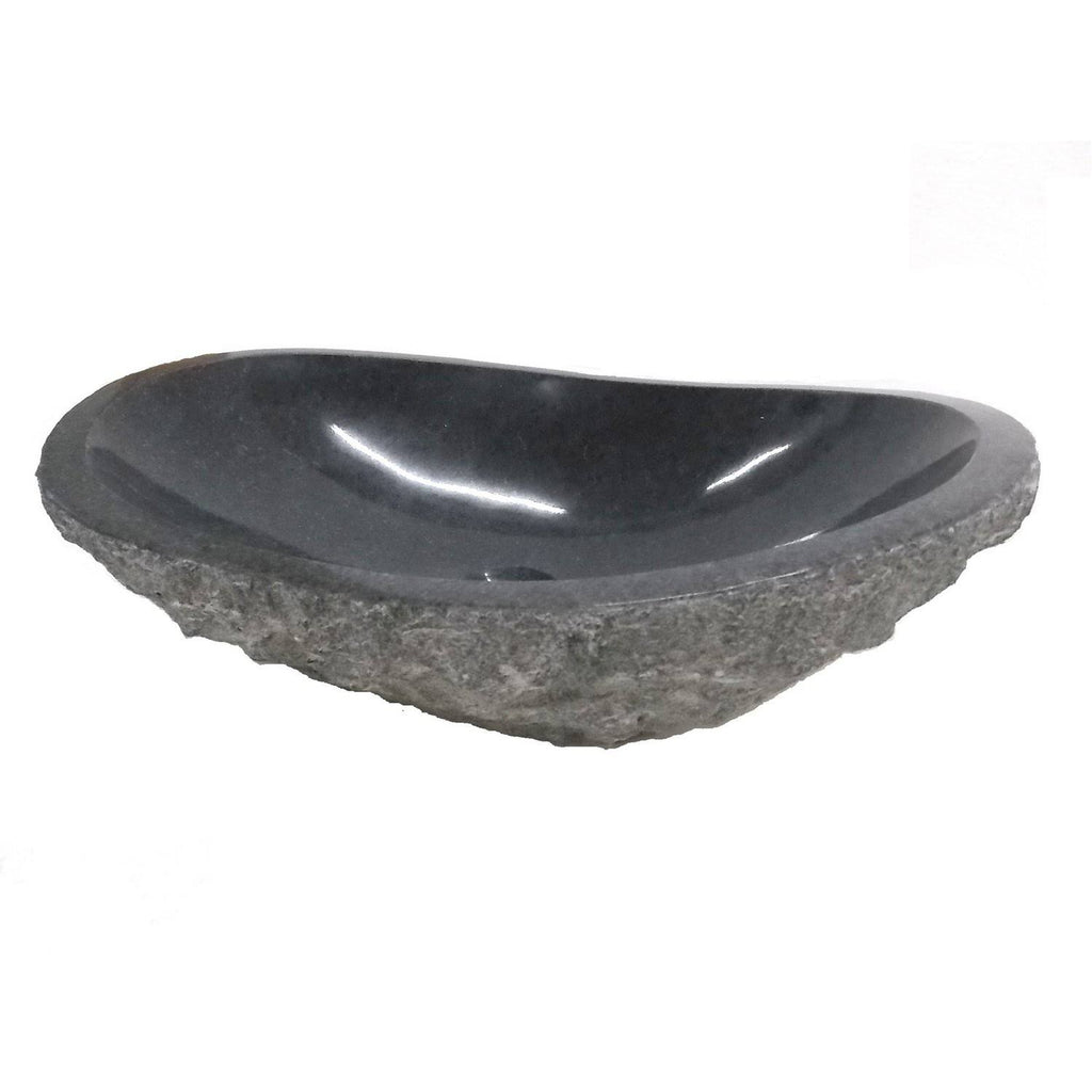 Dark Granite Canoe Sink L76036