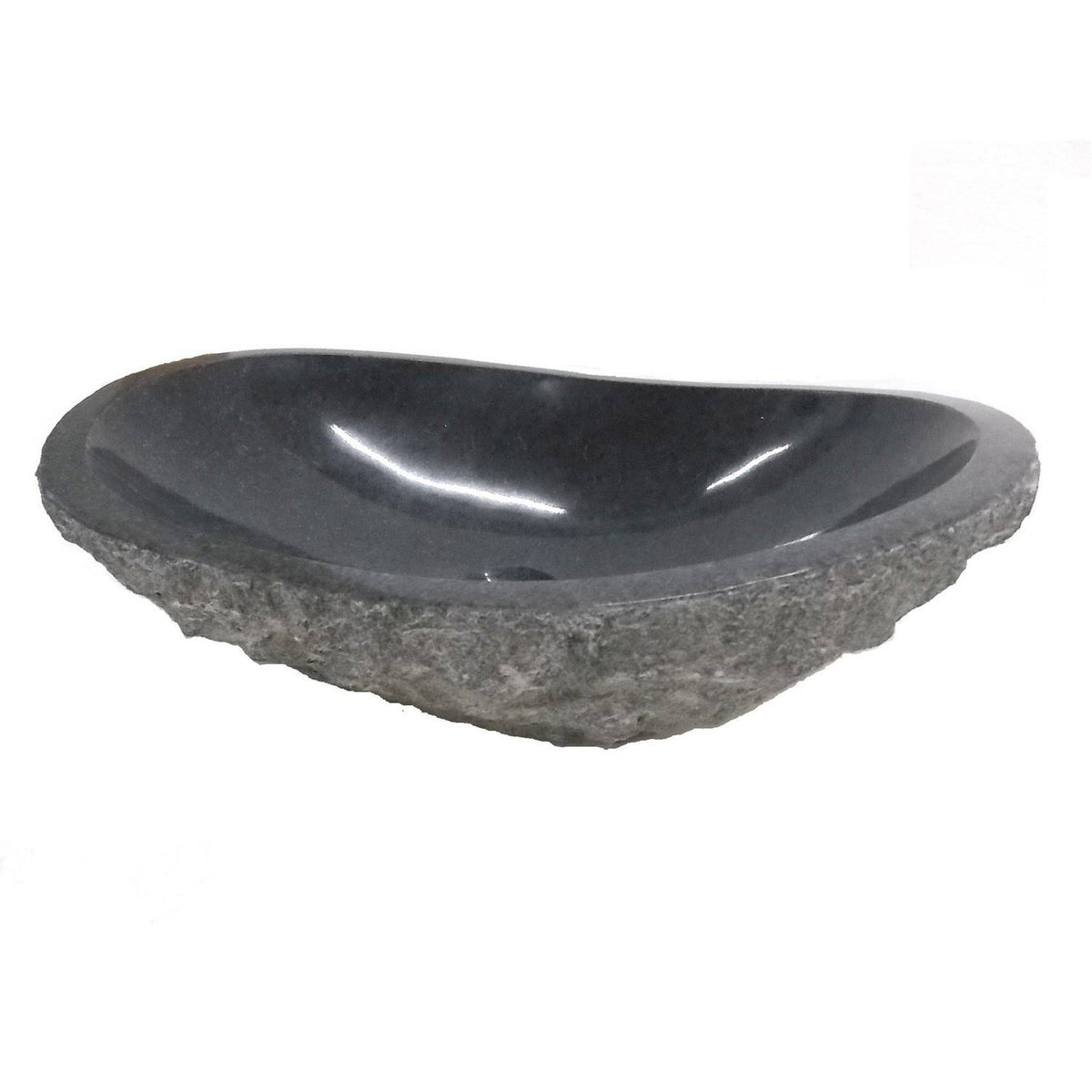 Dark Granite Canoe Sink L76036
