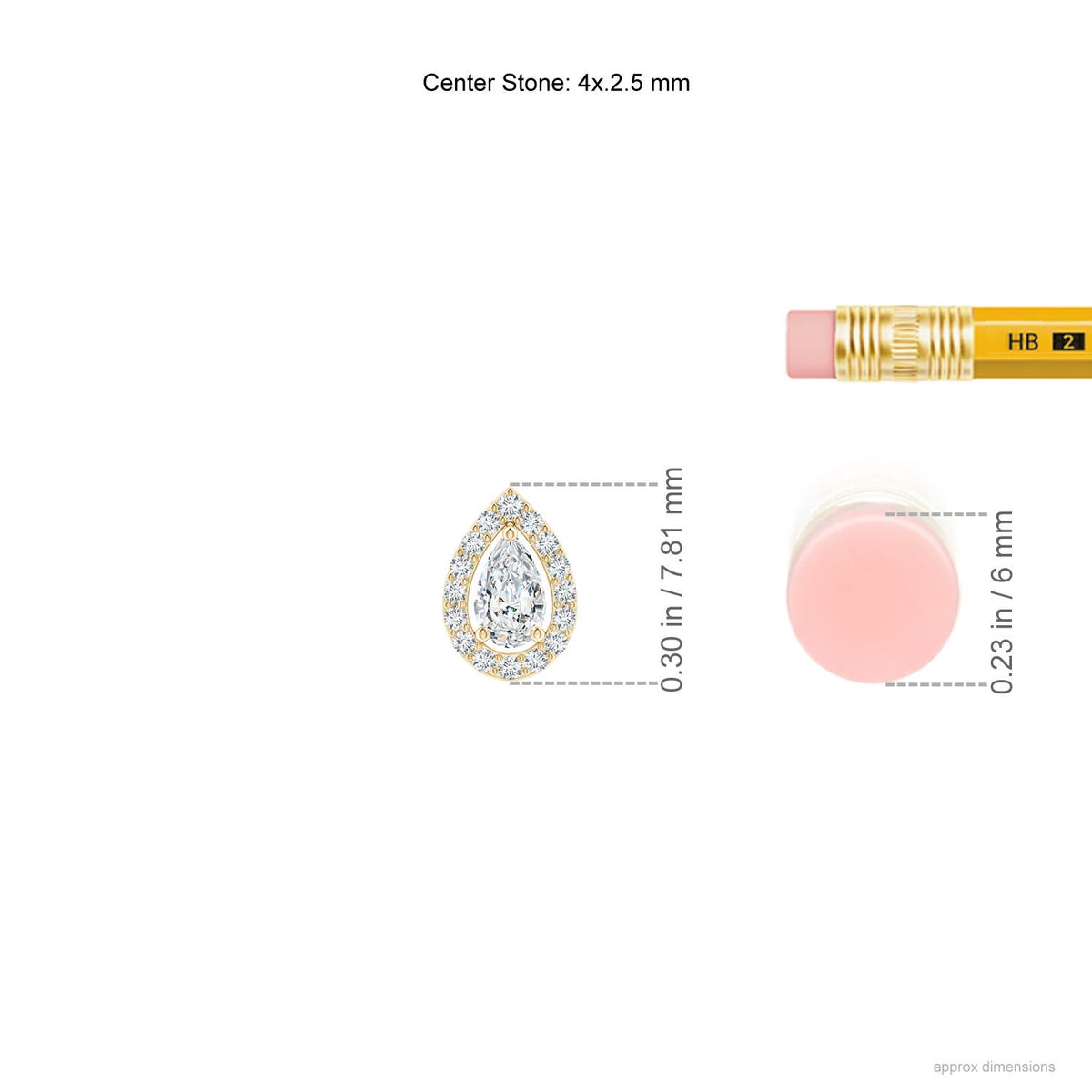 14K Yellow Gold Diamond Solitaire Pendant Necklace L946