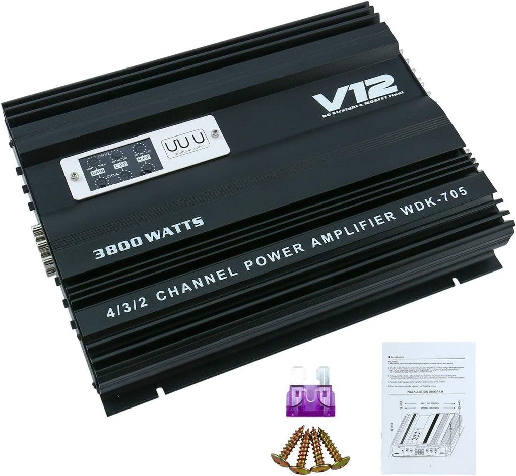 4 Channel Car Audio Amplifier R8646