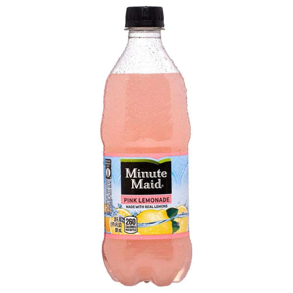 Pink Lemonade Juice Drink 20oz Bottles, 24 Units F28459
