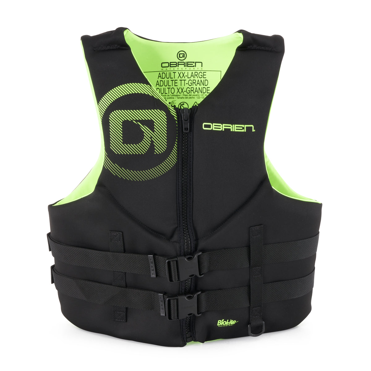 Yellow Front Zip Life Jacket S3140