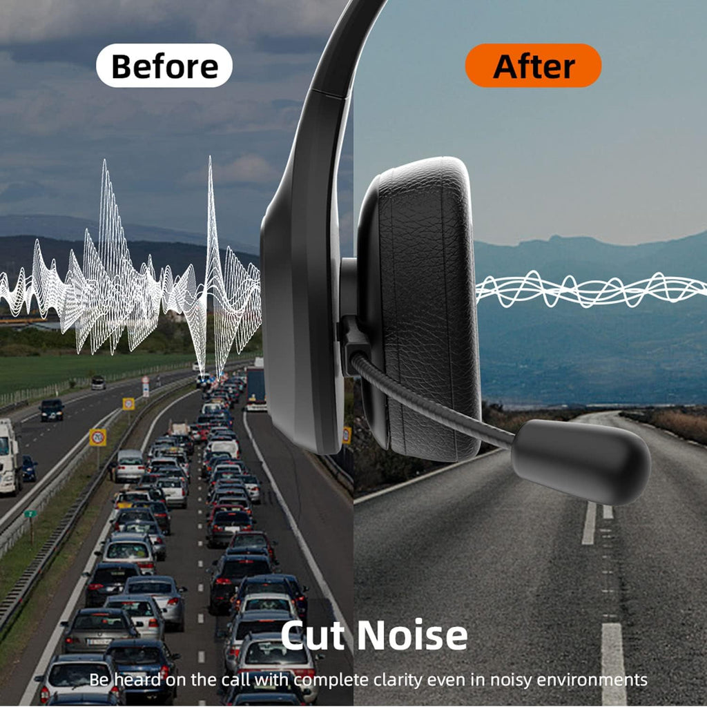 Wireless Bluetooth Headset with Noise Canceling Microphone, Pack of 2 H630