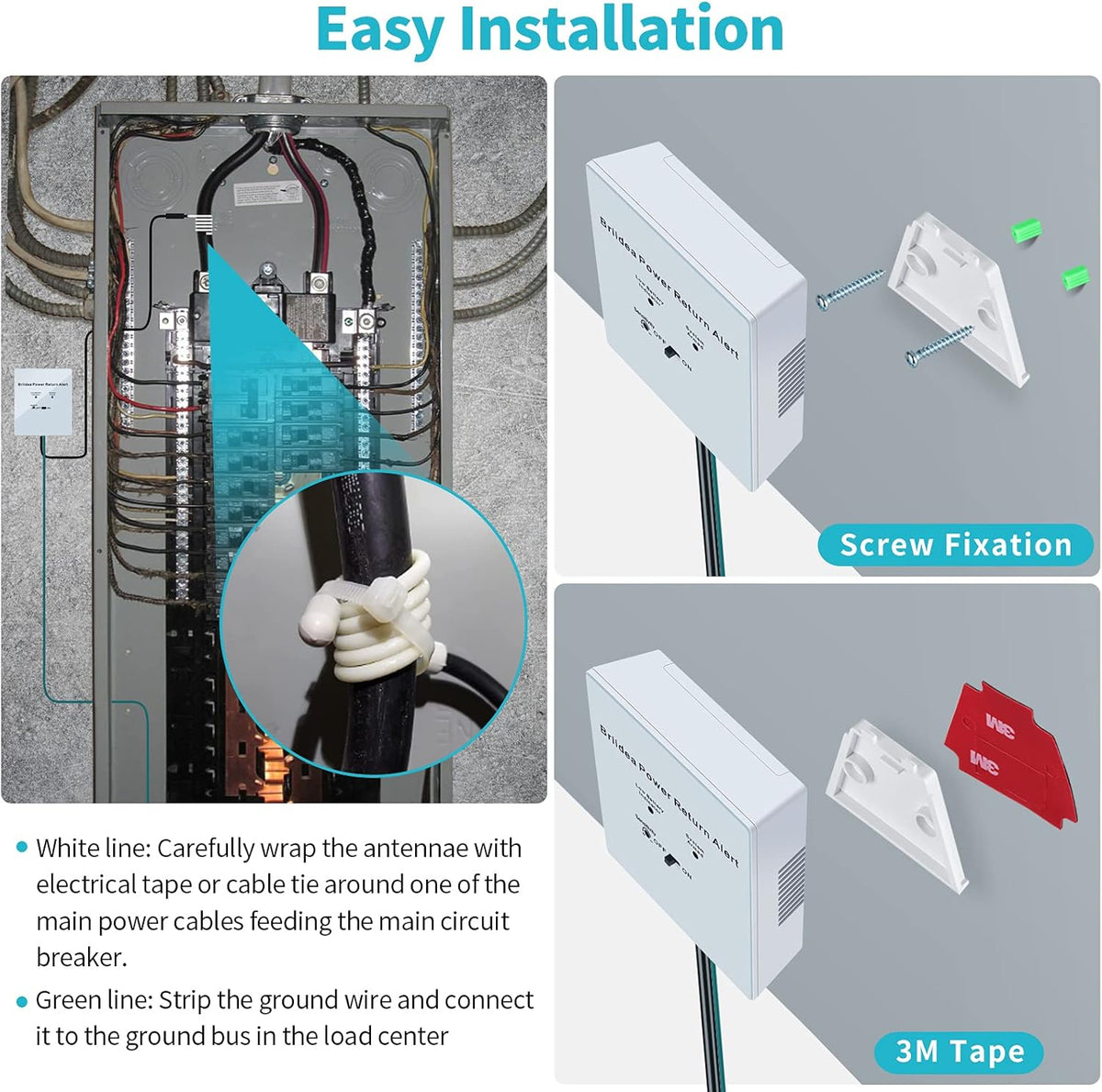 Power Return Alarm with LED Indicator F502
