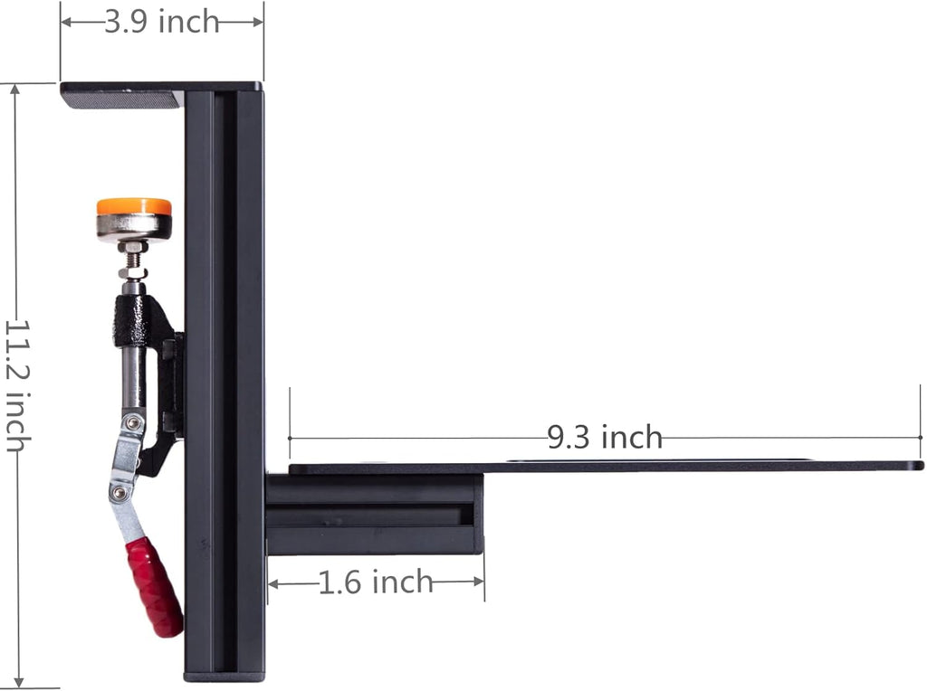 Set of 2 Desk Mounts with Installation Bolts and Install Manual U817