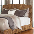 Amber Banana Leaf Queen Panel Headboard L25274
