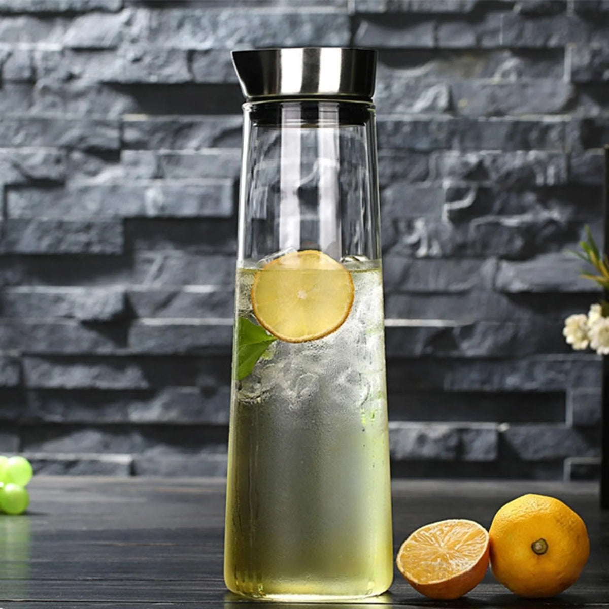 Glass Water Bottle 1.5L Pitcher D71037