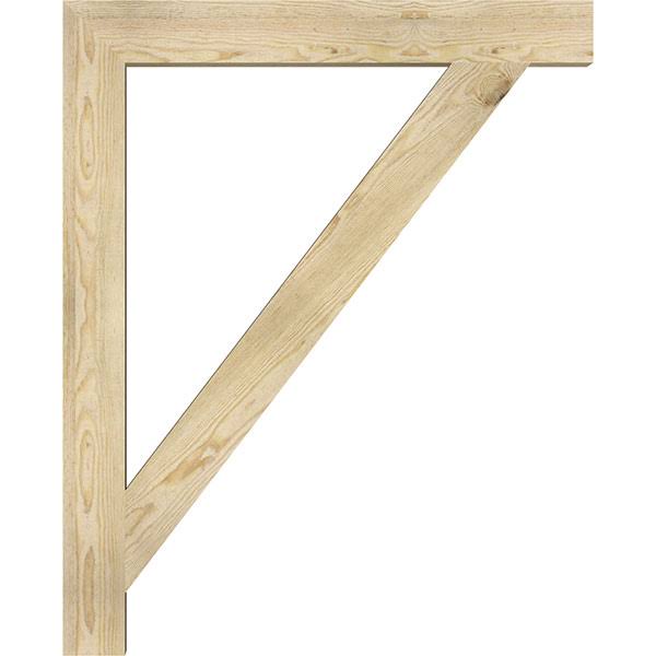 Traditional Block Rough Sawn Bracket, Douglas Fir N721349