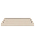 Solid Surface 60-in x 32-in Shower Base with Left Drain C235
