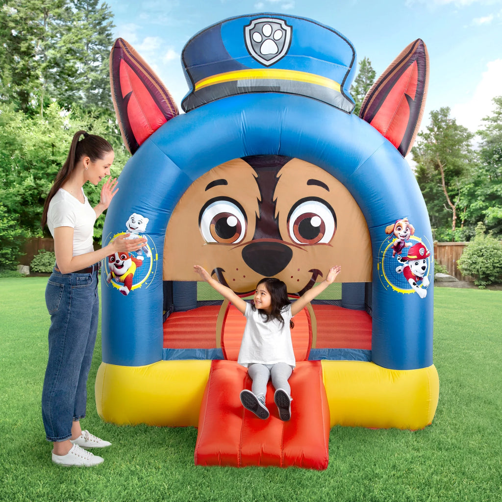 Inflatable Bounce House with Heavy Duty Blower, Ground Stakes, Repair Patches and Storage Bag H14417