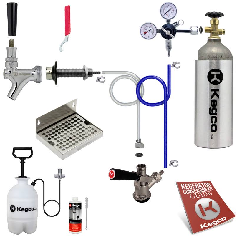 Door Mount Keg Tap Kegerator Conversion Kit with 5 lb. CO2 F91582