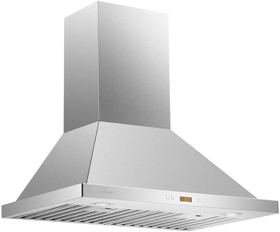 30 Range Hood Wall Mounted Brushed Stainless Steel Vent 900CFM R705281