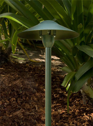Cast Aluminum Path Walkway and Area Light Verde Green U994146