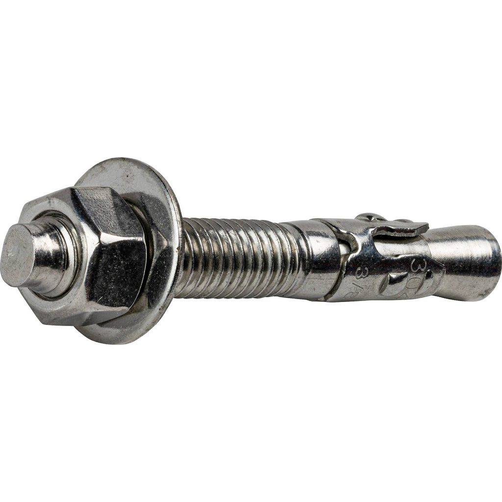 1/4x22 x 2-1/4x22 Wedge Anchors Stainless Steel 304 Qty 100 F412921